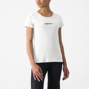 Casual Castelli CASTELLI CLASSICO W TEE Damske Biele | UKSN-86290