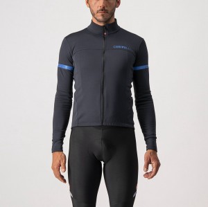 Dres Castelli FONDO 2 FZ Panske Čierne Modre | HCFP-32451