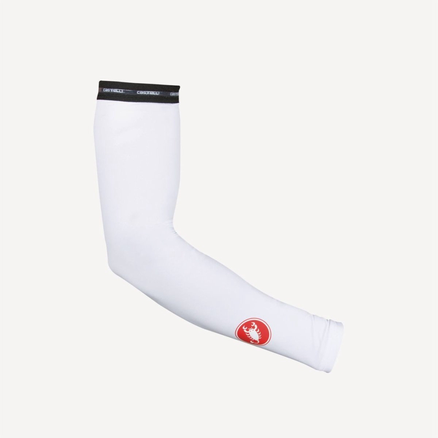 Arm Warmer Castelli UPF 50 + LIGHT ARM SLEEVES Damske Biele | BYPN-76483