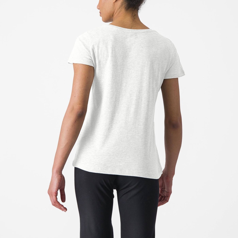 Casual Castelli CASTELLI CLASSICO W TEE Damske Biele | UKSN-86290