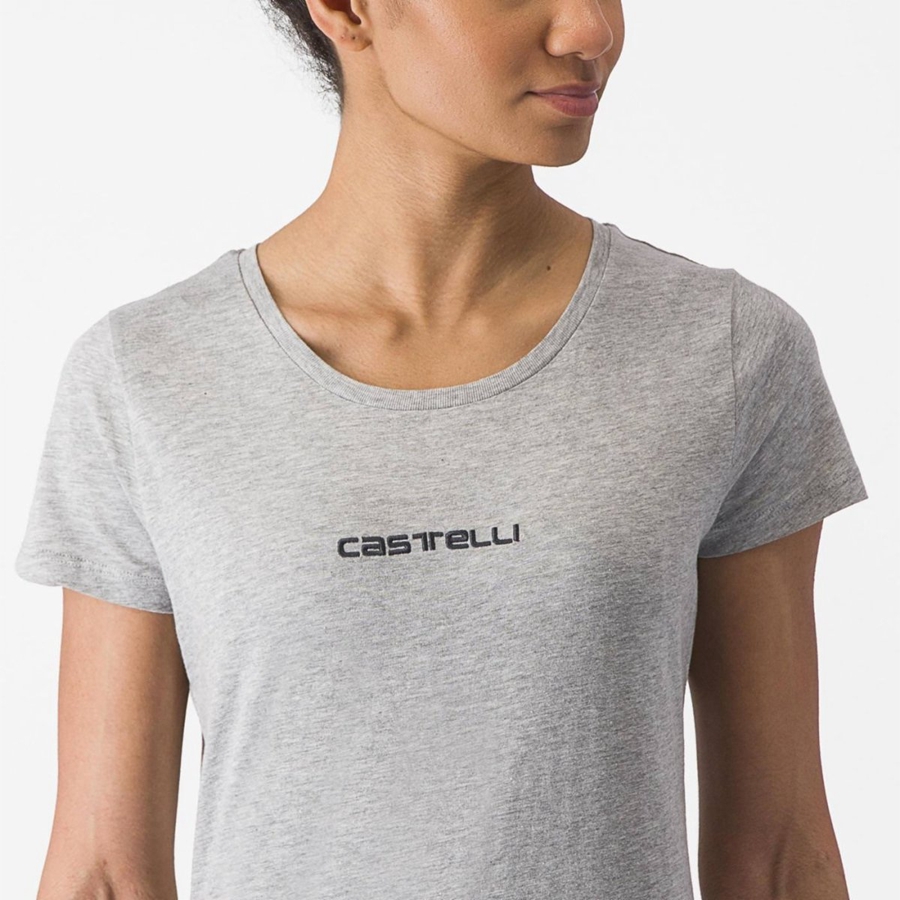 Casual Castelli CASTELLI CLASSICO W TEE Damske Svetlo Siva | RTKU-74953