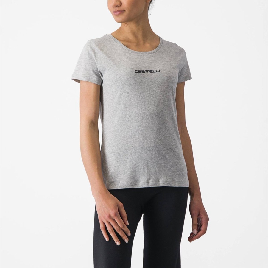 Casual Castelli CASTELLI CLASSICO W TEE Damske Svetlo Siva | RTKU-74953