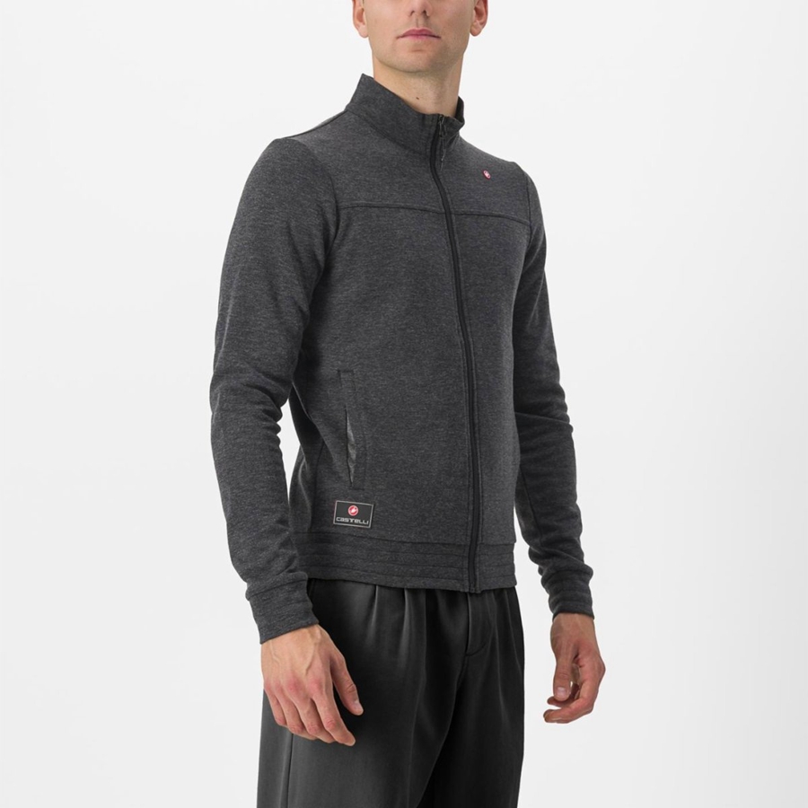 Casual Castelli VIGORELLI TRACK Panske Tmavo Siva | MXLW-07634