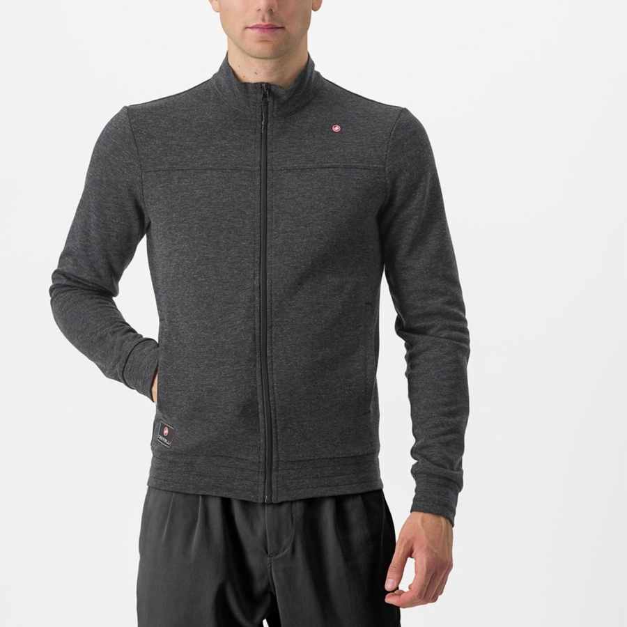 Casual Castelli VIGORELLI TRACK Panske Tmavo Siva | MXLW-07634