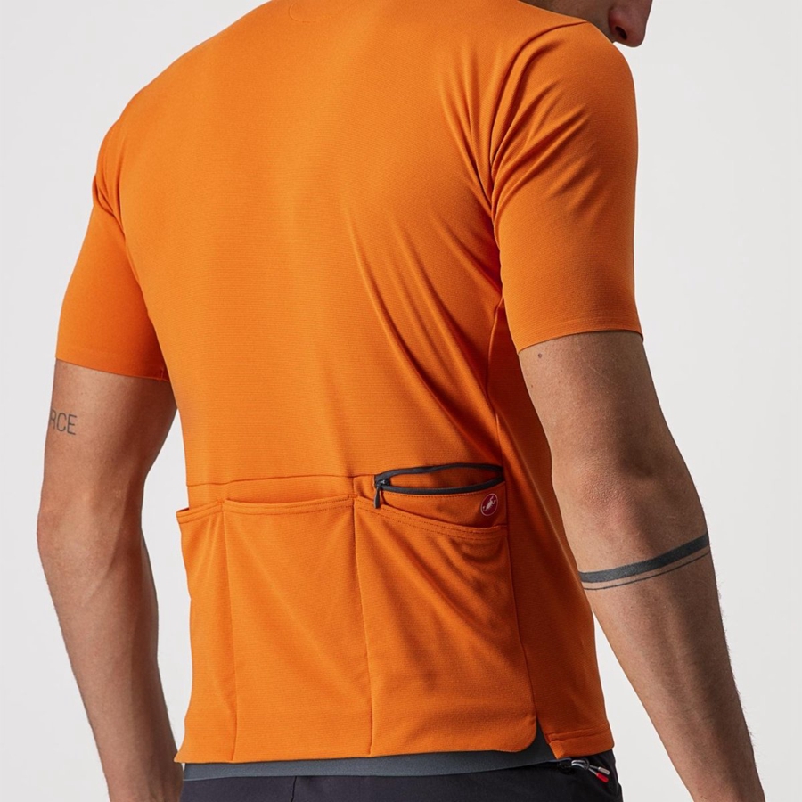 Dres Castelli UNLIMITED ALLROAD Panske Oranžové Červené | EBGV-48795