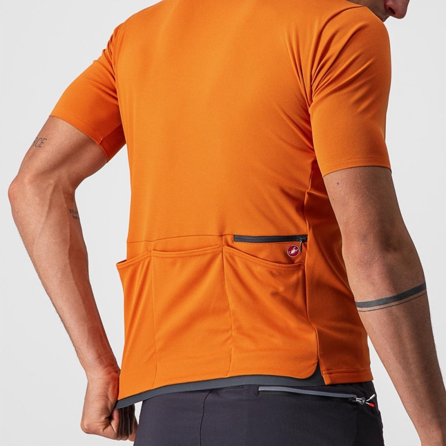 Dres Castelli UNLIMITED ALLROAD Panske Oranžové Červené | EBGV-48795