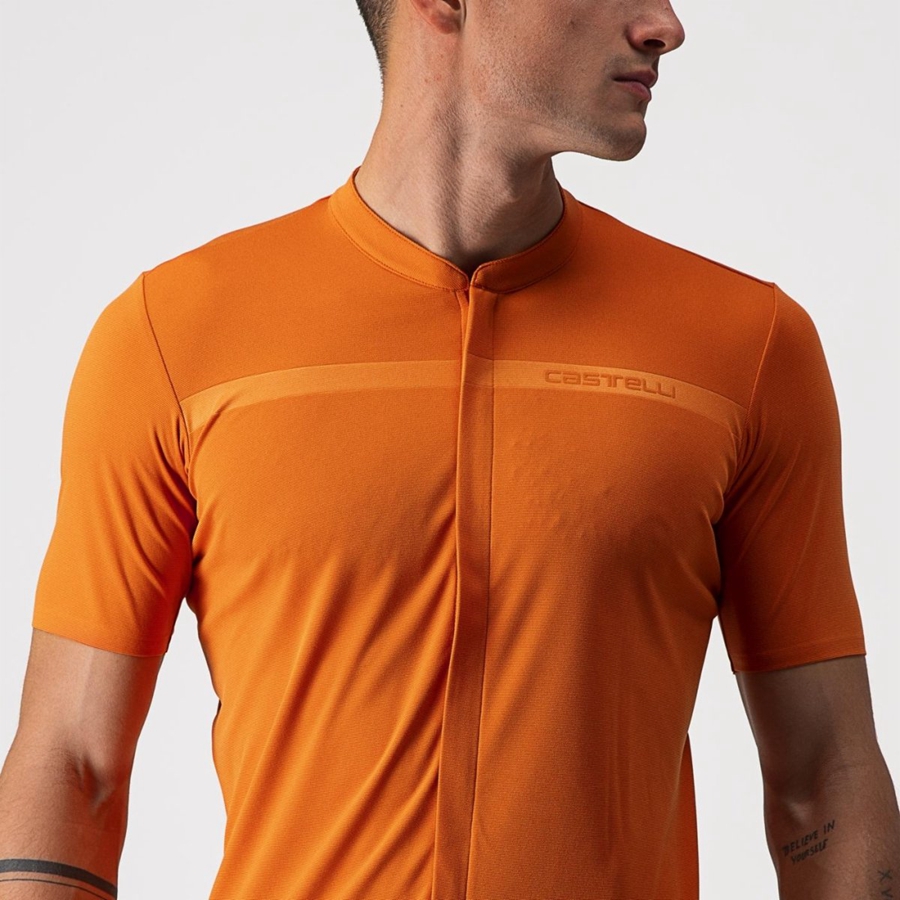 Dres Castelli UNLIMITED ALLROAD Panske Oranžové Červené | EBGV-48795