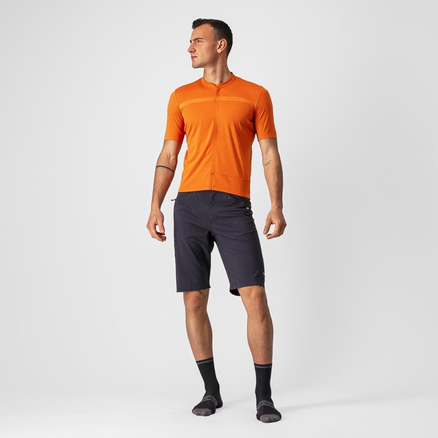 Dres Castelli UNLIMITED ALLROAD Panske Oranžové Červené | EBGV-48795