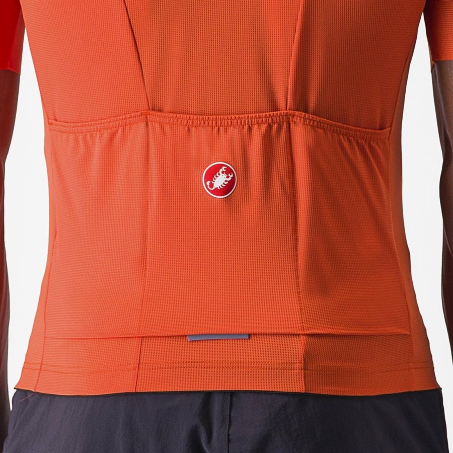 Dres Castelli UNLIMITED ENTRATA 2 Panske Oranžové Červené Siva | NVBH-54967