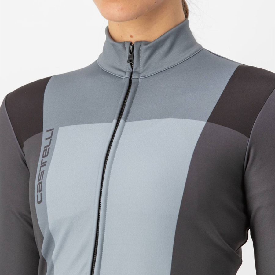 Dres Castelli UNLIMITED W THERMAL Damske Čierne Siva | VNRG-90134