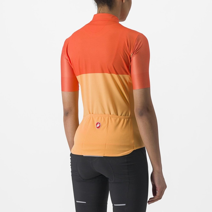 Dres Castelli VELOCISSIMA Damske Oranžové Tmavo Červené | XLOK-89260