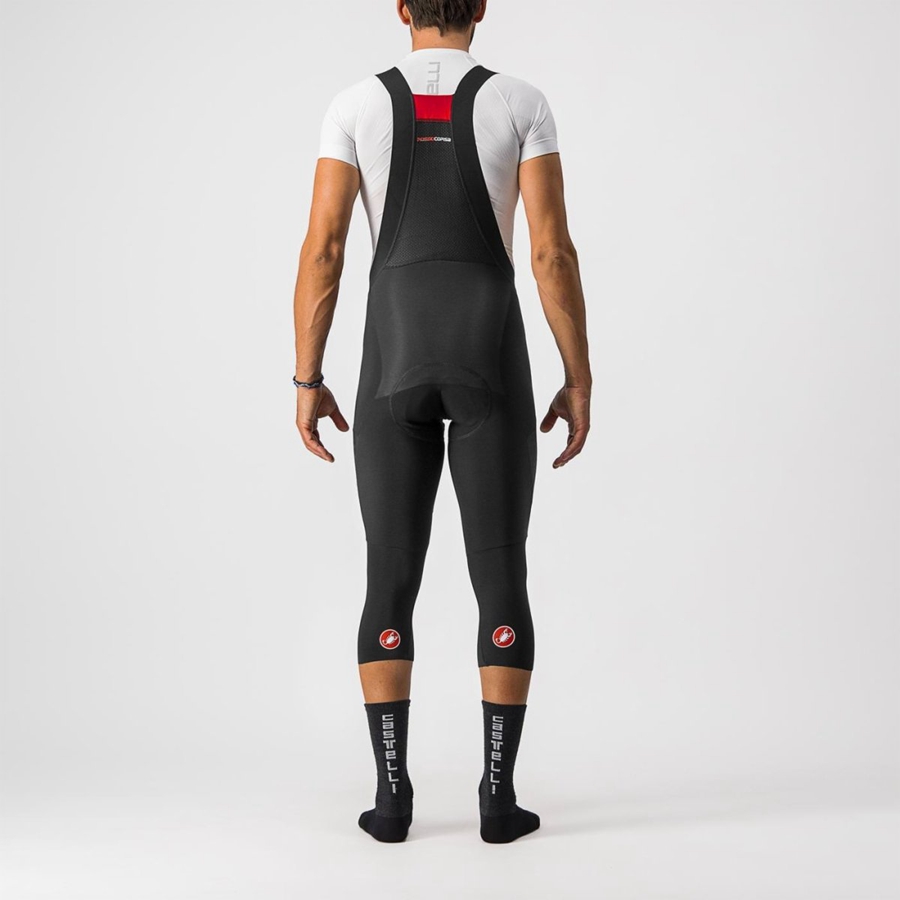 Leginy Castelli SORPASSO RoS BIB KNICKER Panske Čierne | HUBO-85296