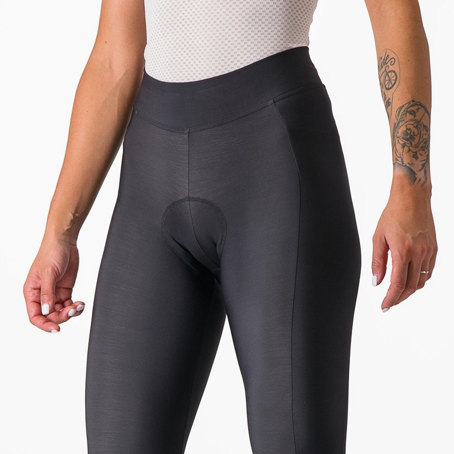 Leginy Castelli VELOCISSIMA THERMAL Damske Čierne Čierne | EOLW-83956