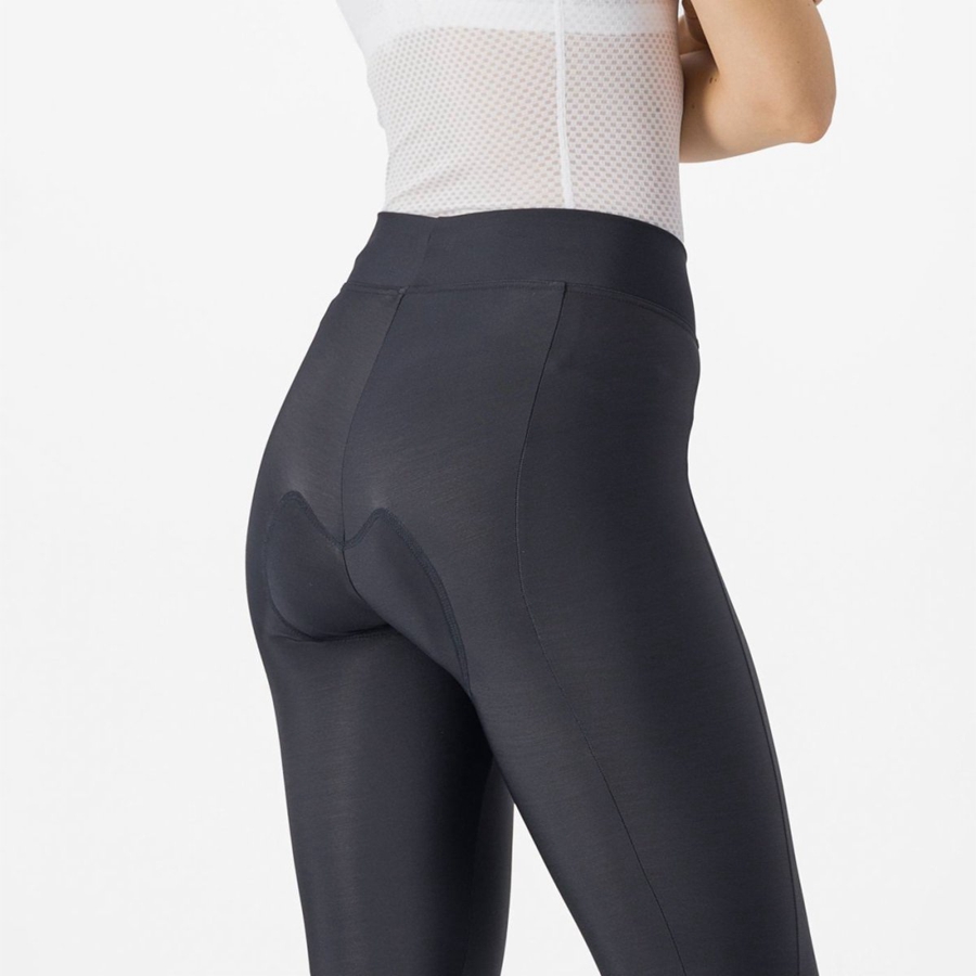 Leginy Castelli VELOCISSIMA THERMAL Damske Čierne Mätové Čierne | WNUH-52314