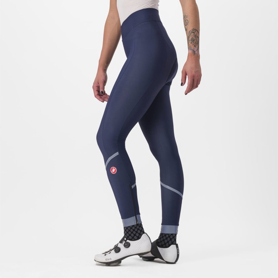 Leginy Castelli VELOCISSIMA THERMAL Damske Modre Strieborne | EHTY-40523