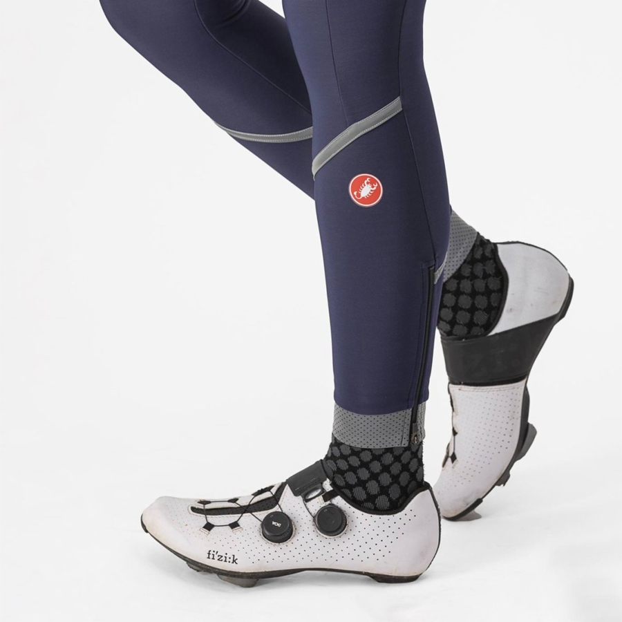 Leginy Castelli VELOCISSIMA THERMAL Damske Modre Strieborne | EHTY-40523