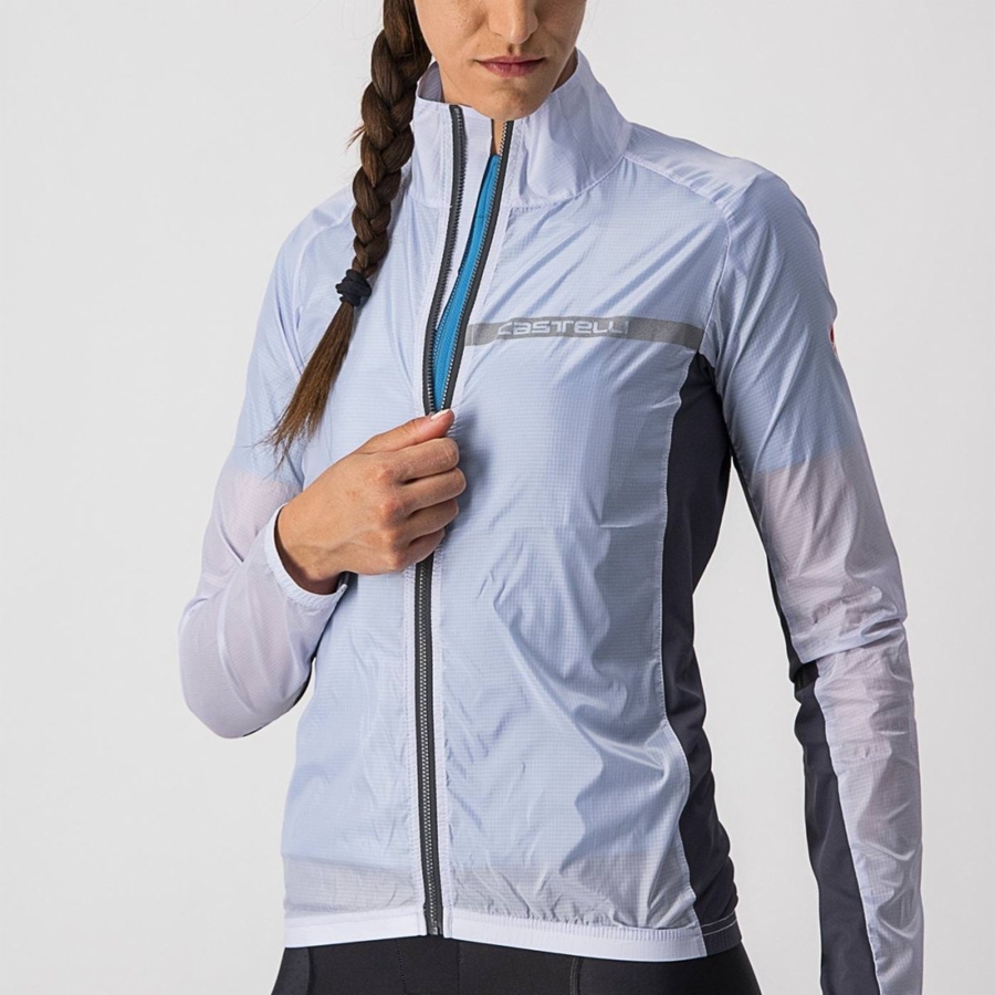 Ochrana Castelli SQUADRA STRETCH W Damske Strieborne Siva Tmavo Siva | ZRNM-30276