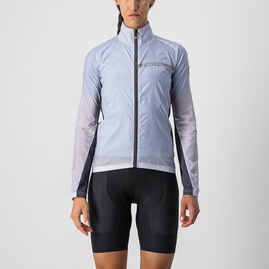 Ochrana Castelli SQUADRA STRETCH W Damske Strieborne Siva Tmavo Siva | ZRNM-30276