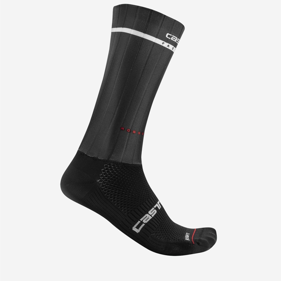 Ponozky Castelli FAST FEET 2 Panske Čierne | AEUM-14358