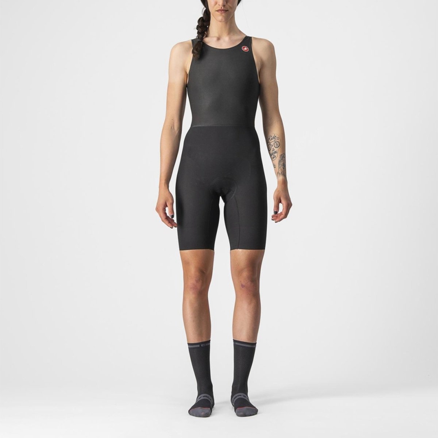 Speedsuit Castelli ELITE W Damske Čierne | MIQF-57236