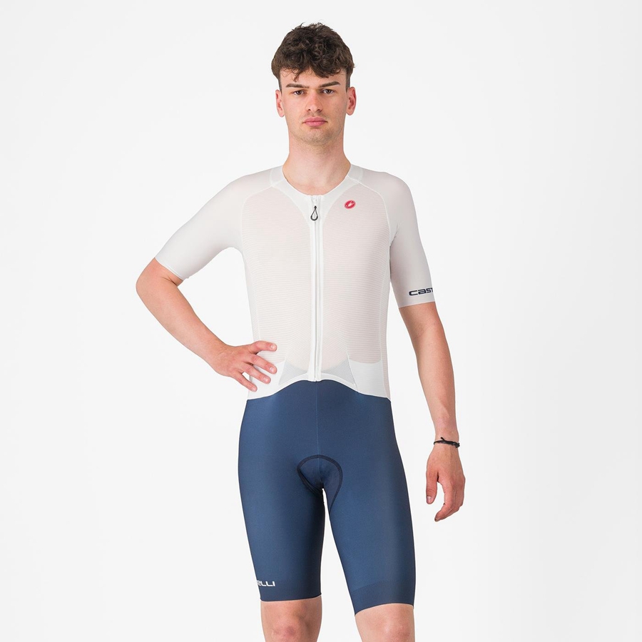 Speedsuit Castelli SANREMO BTW X2 Panske Biele Modre | HAVO-67091