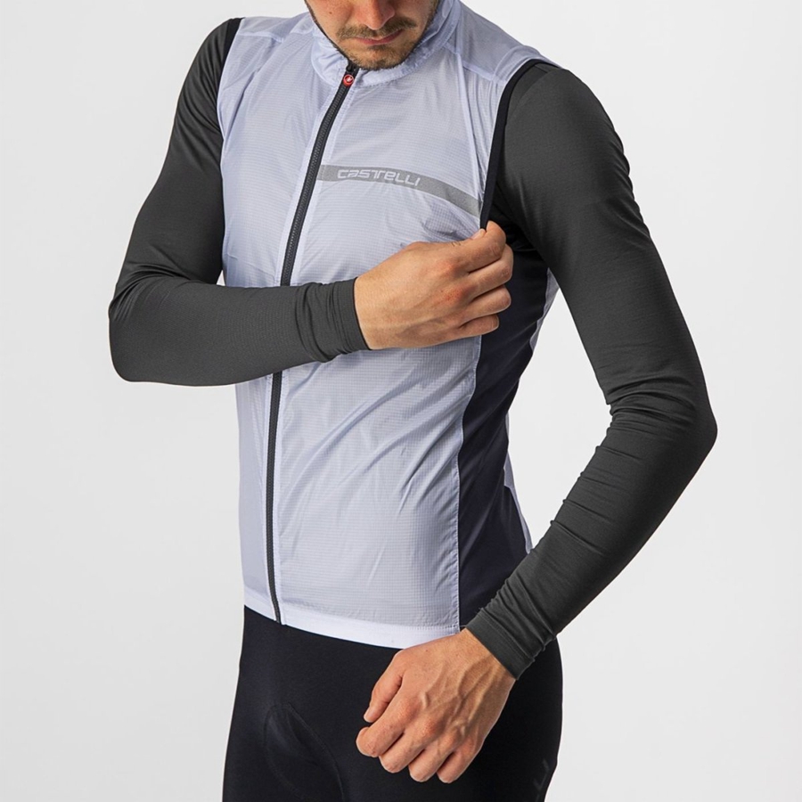 Vesta Castelli SQUADRA STRETCH Panske Strieborne Siva Tmavo Siva | NZQO-17239