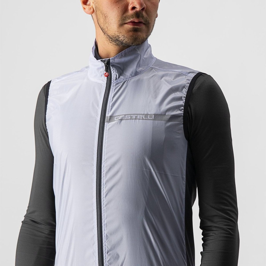 Vesta Castelli SQUADRA STRETCH Panske Strieborne Siva Tmavo Siva | NZQO-17239