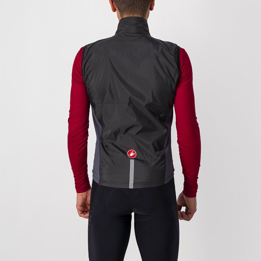 Vesta Castelli SQUADRA STRETCH Panske Čierne Tmavo Siva | QWKX-94650